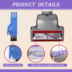 Hcxvtyx mini-brosse de nettoyage incluse pour enlever poils résiduels