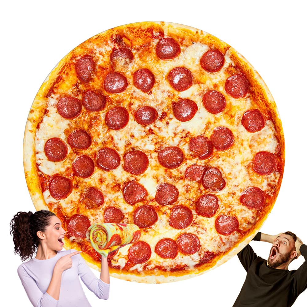 HDFK couverture pizza recto pepperoni, visuel réaliste et attrayant
