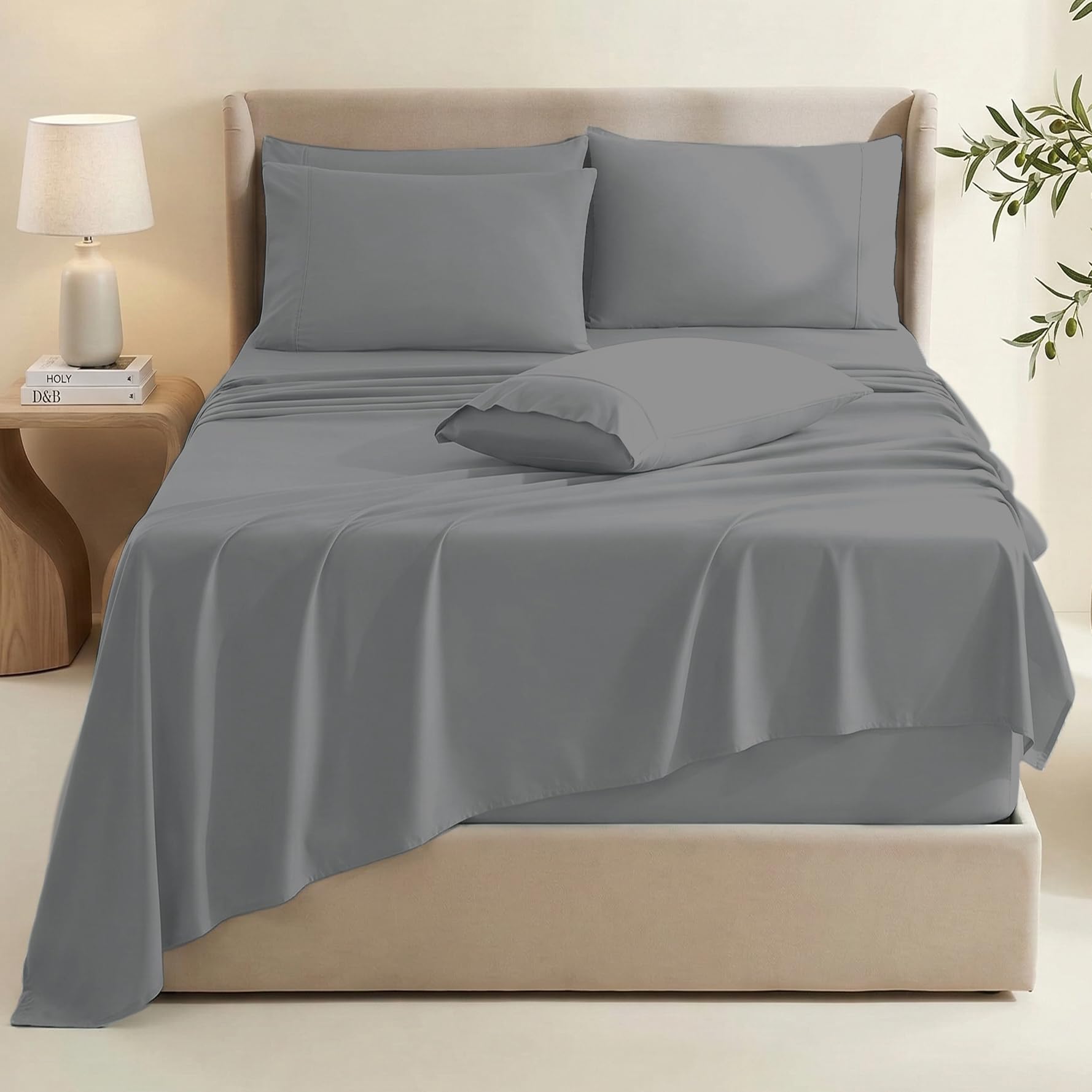 Hearth & Harbor gros plan du tissu doublement brossé montrant la douceur durable