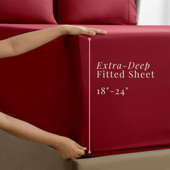 Hearth & Harbor drap-housse en place sur matelas profond maintien sécurisé