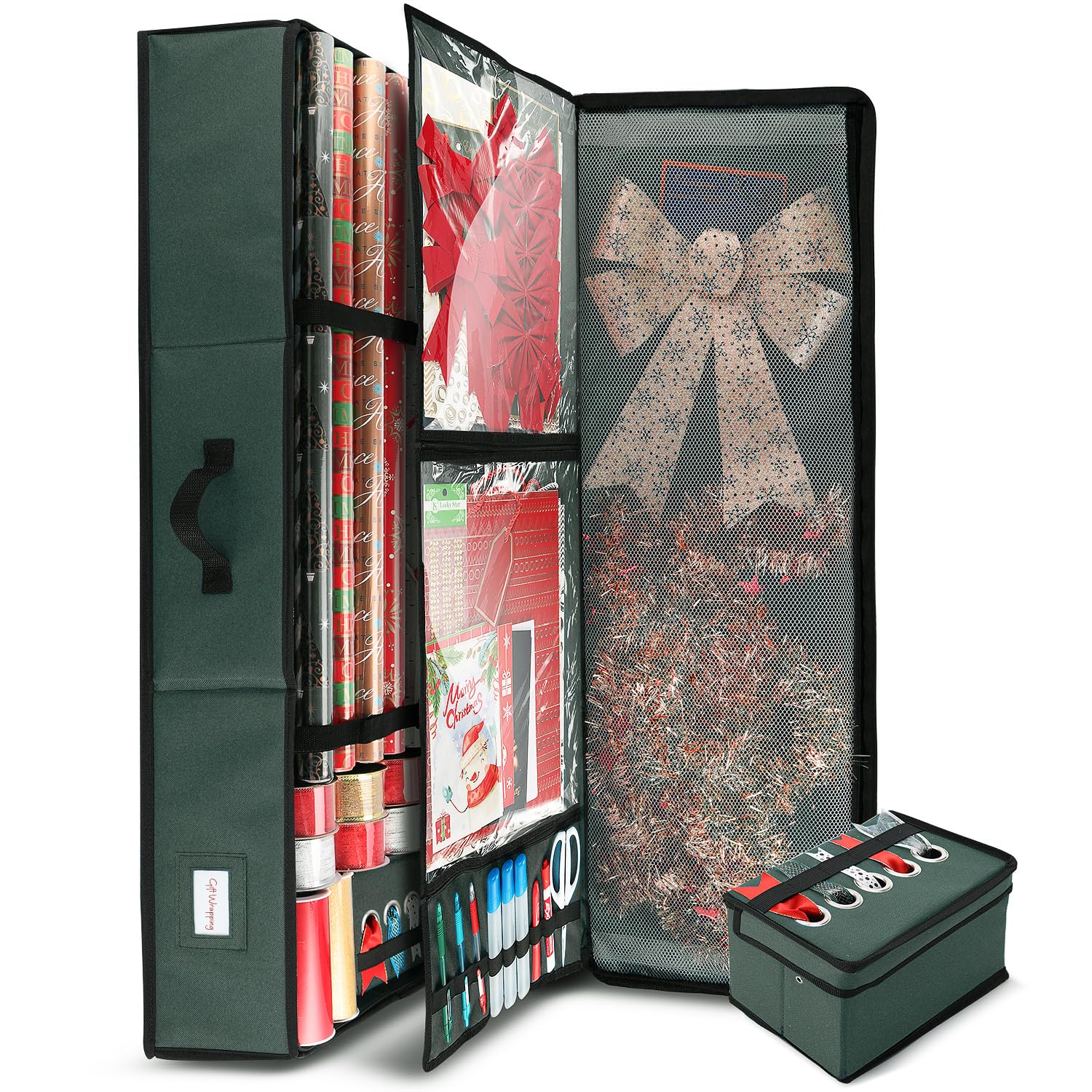 Hearth & Harbor vue de face du coffret de rangement, facilite l'organisation