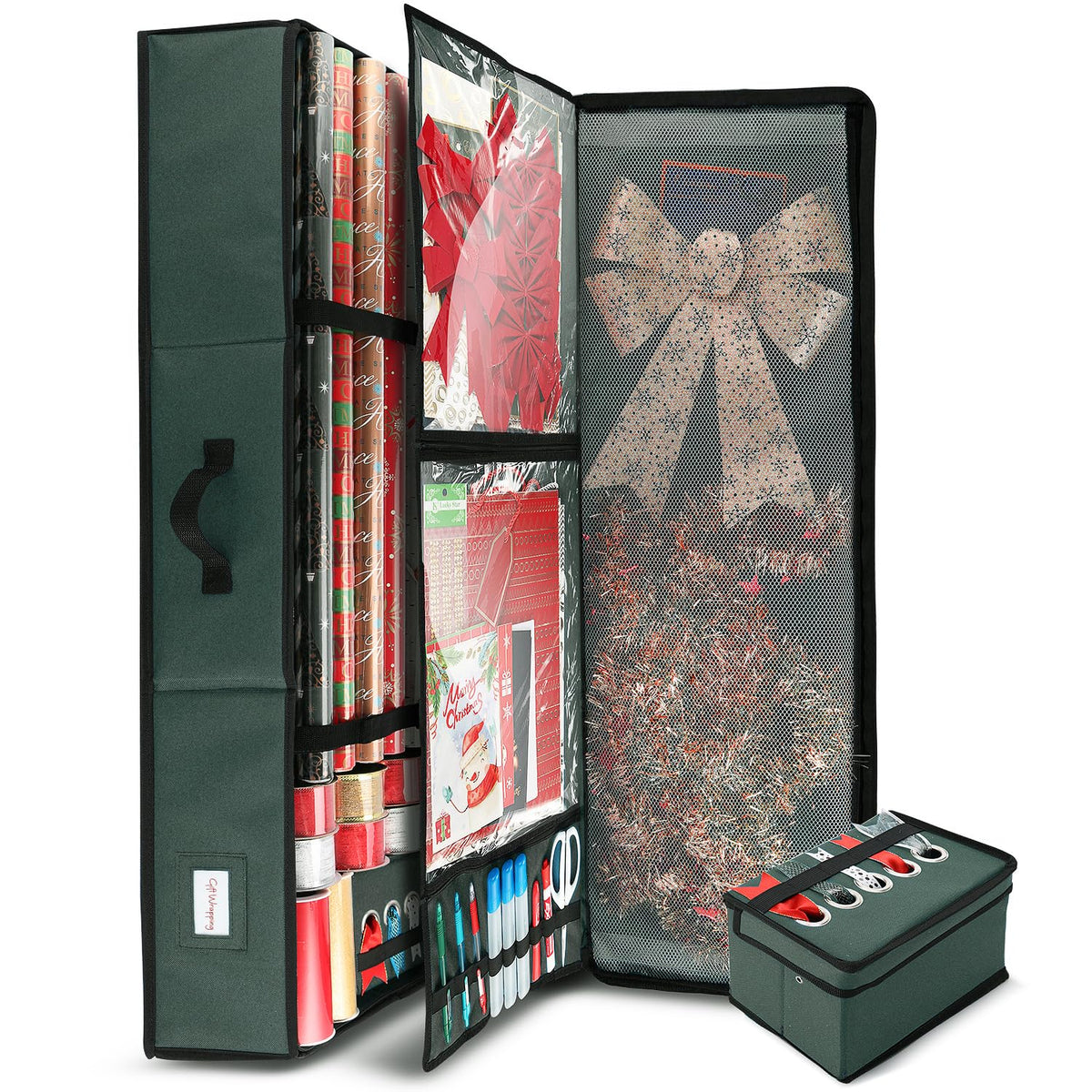 Hearth & Harbor vue de face du coffret de rangement, facilite l'organisation
