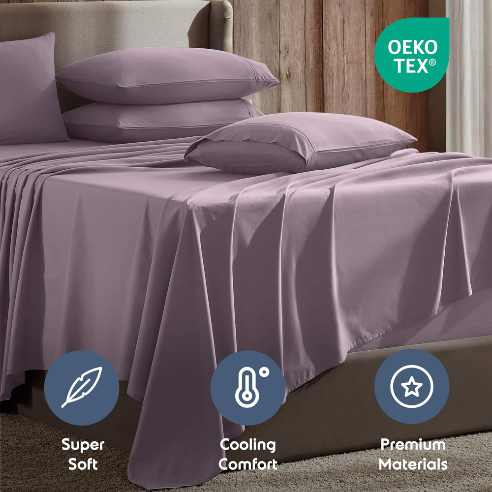 Hearth & Harbor microfibre gros plan illustrant douceur durable