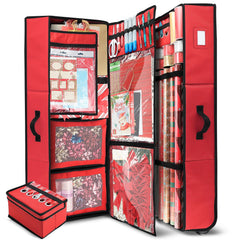 Hearth & Harbor vue avant du coffret rouge protecteur et organisé