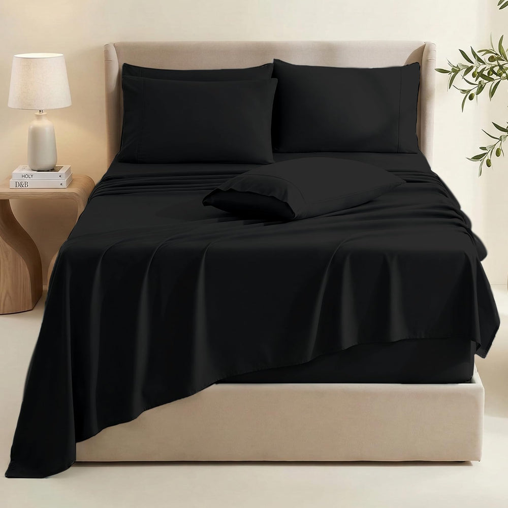 Hearth & Harbor gros plan microfibre doublement brossée pour douceur durable