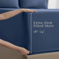 Hearth & Harbor drap-housse élastique maintien sûr pour matelas profond