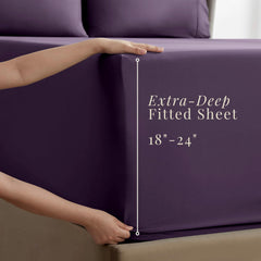 Hearth & Harbor drap-housse en place sur matelas profond, maintien sécurisé