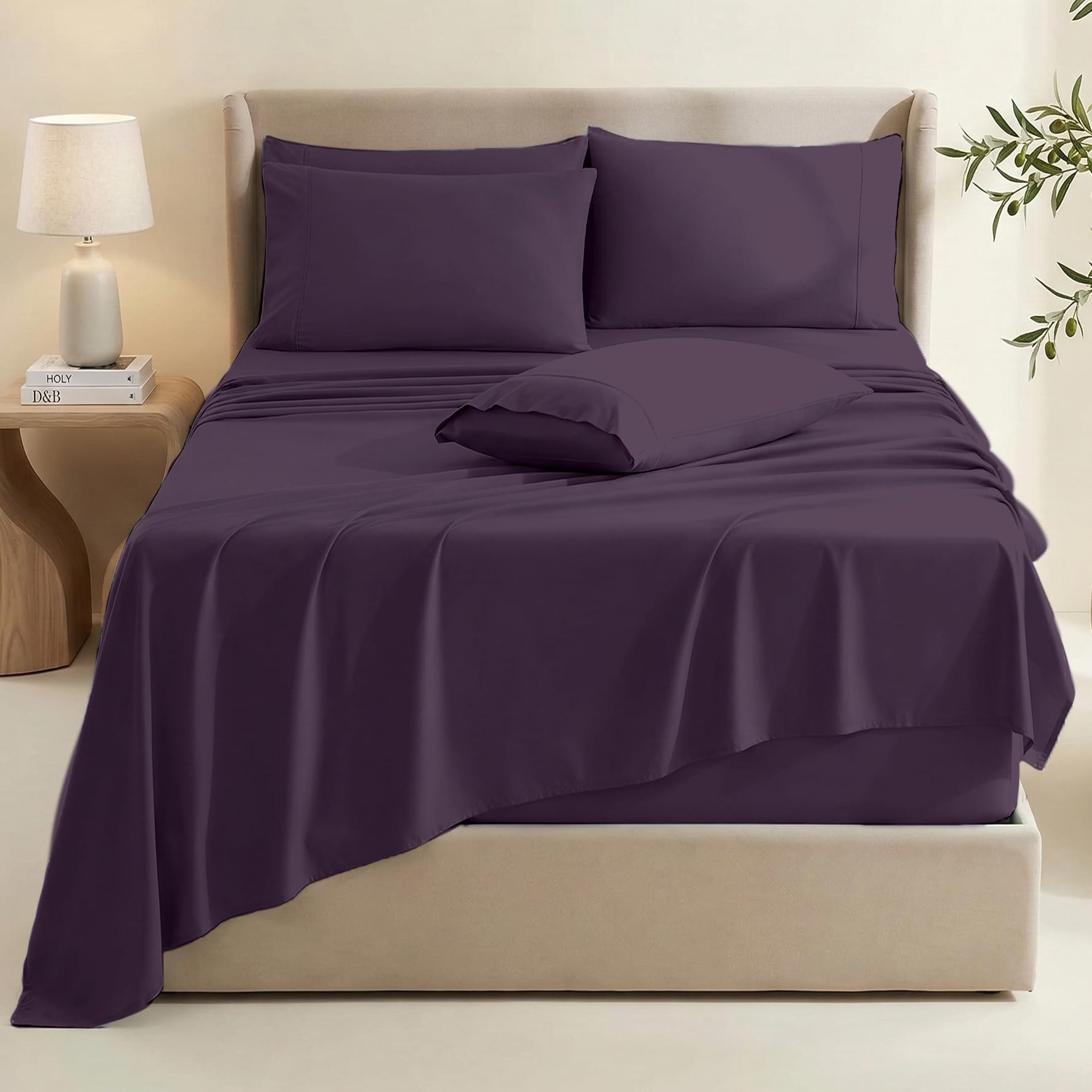 Hearth & Harbor gros plan microfibre doublement brossée pour un toucher doux