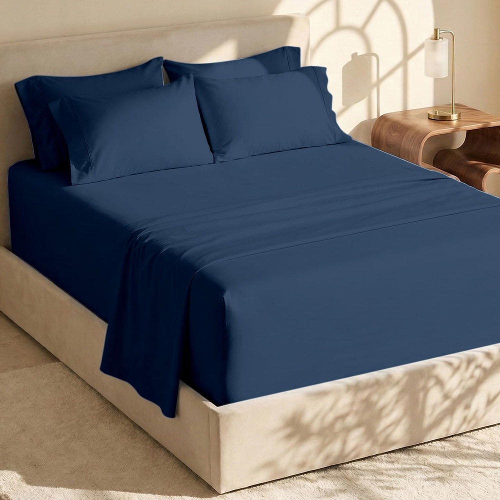 Hearth & Harbor parure face avant bleu marine montrant style et confort