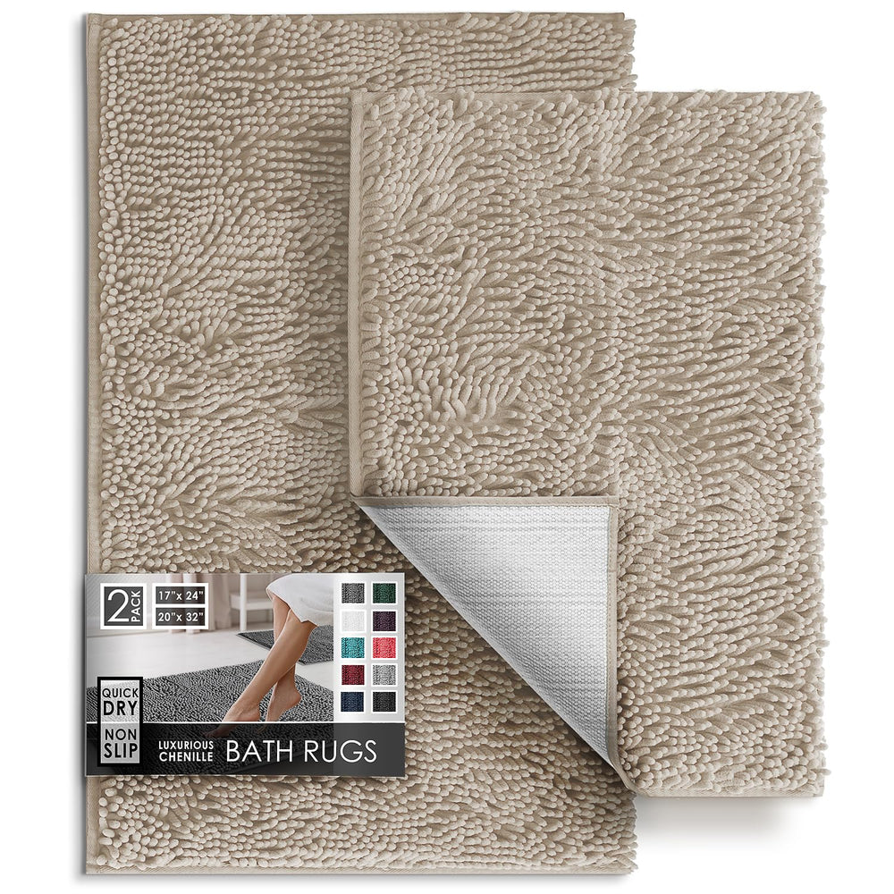 Hearth & Harbor tapis de bain face avant montrant finition moelleuse et confort