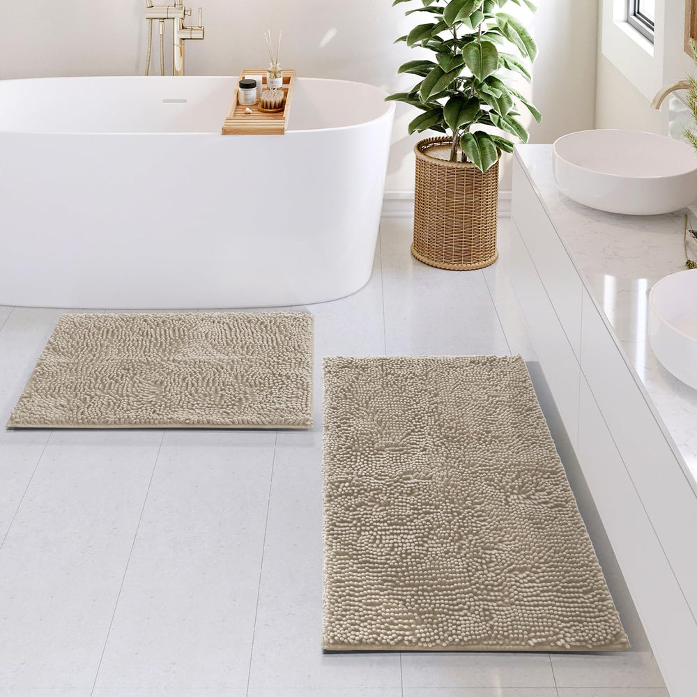 Hearth & Harbor gros plan chenille illustrant absorption et douceur des fibres