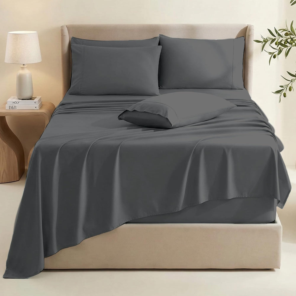 Hearth & Harbor gros plan microfibre double brossée pour douceur et confort