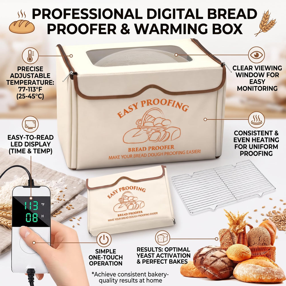 HEATIDEAS boîte de pousse en utilisation sur plan de travail, pratique pour la cuisine
