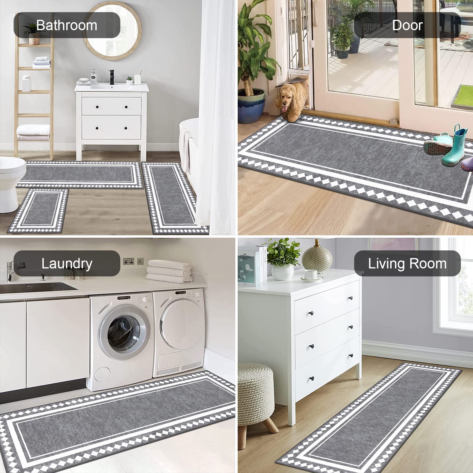 HEBE RUGS runner dans couloir montre longueur et couverture pratique