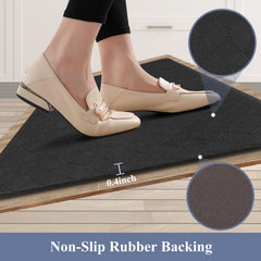 HEBE tapis posé sur carrelage illustrant échelle et taille