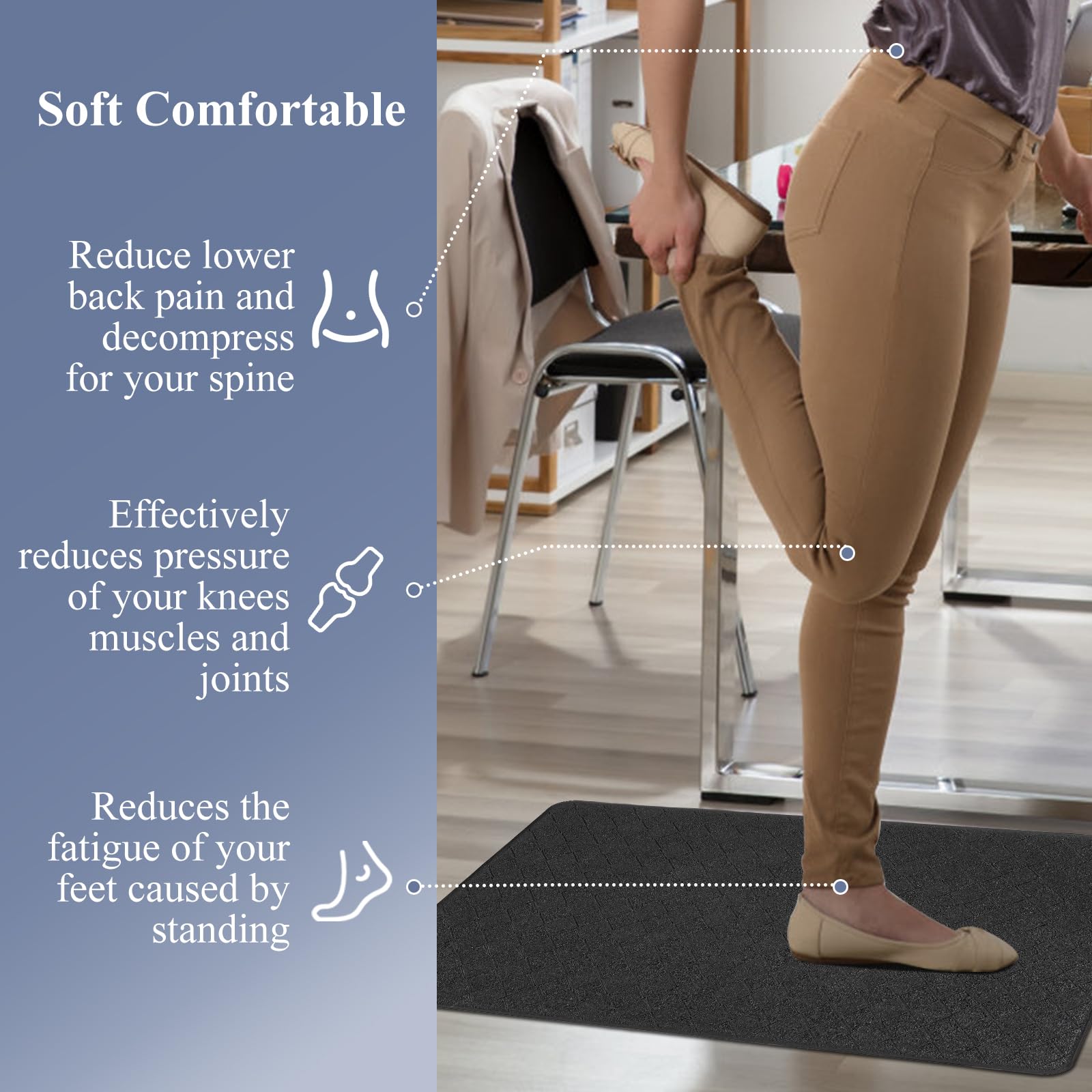 HEBE surface imperméable facile à essuyer après éclaboussures