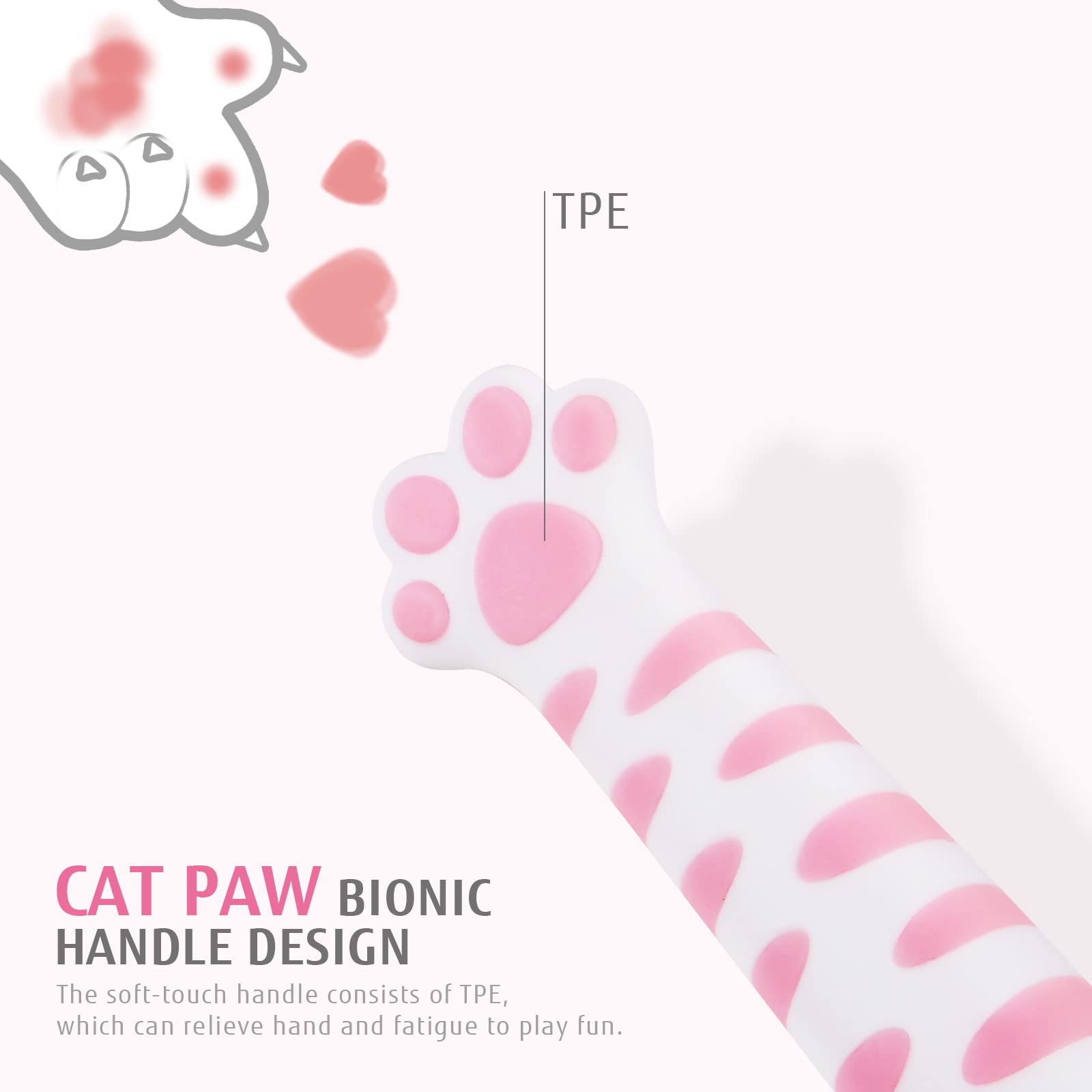 hecef poignée patte chat gros plan assurant prise ergonomique confortable