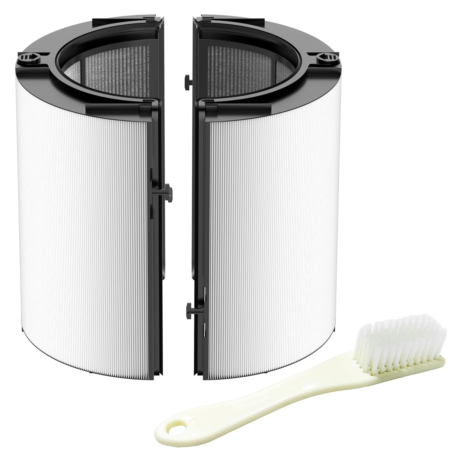 Hechuang filtre 360 face avant montrant design et débit d'air pour performance