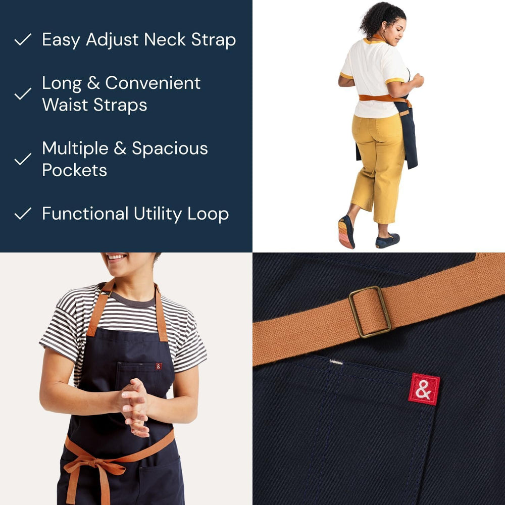 hedley & bennett boucle de cou ajustable et liens de taille pour confort personnalisé