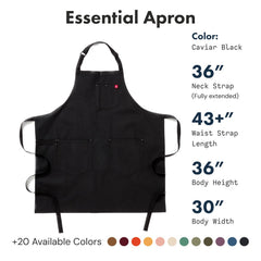 hedley & bennett gros plan toile coton 8oz montrant durabilité et confort
