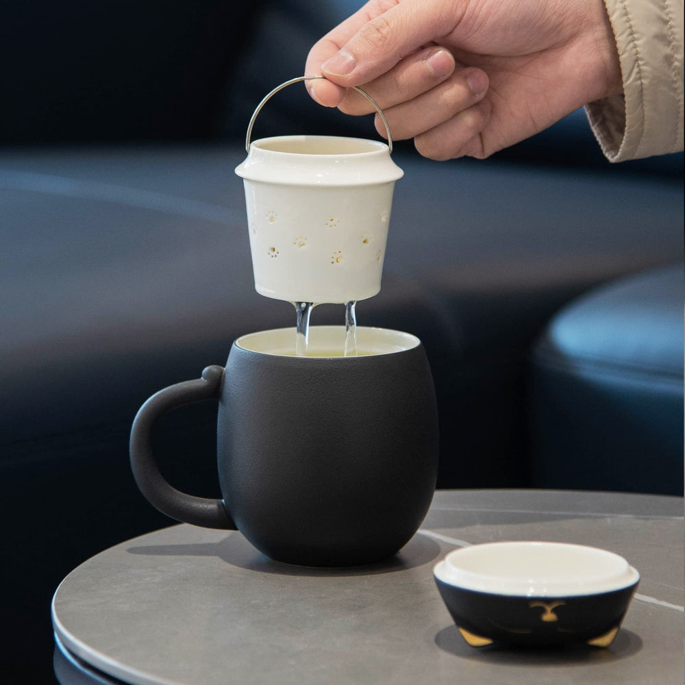 HEER ensemble tasse et infuseur, capacité 400 ml pour longues infusions