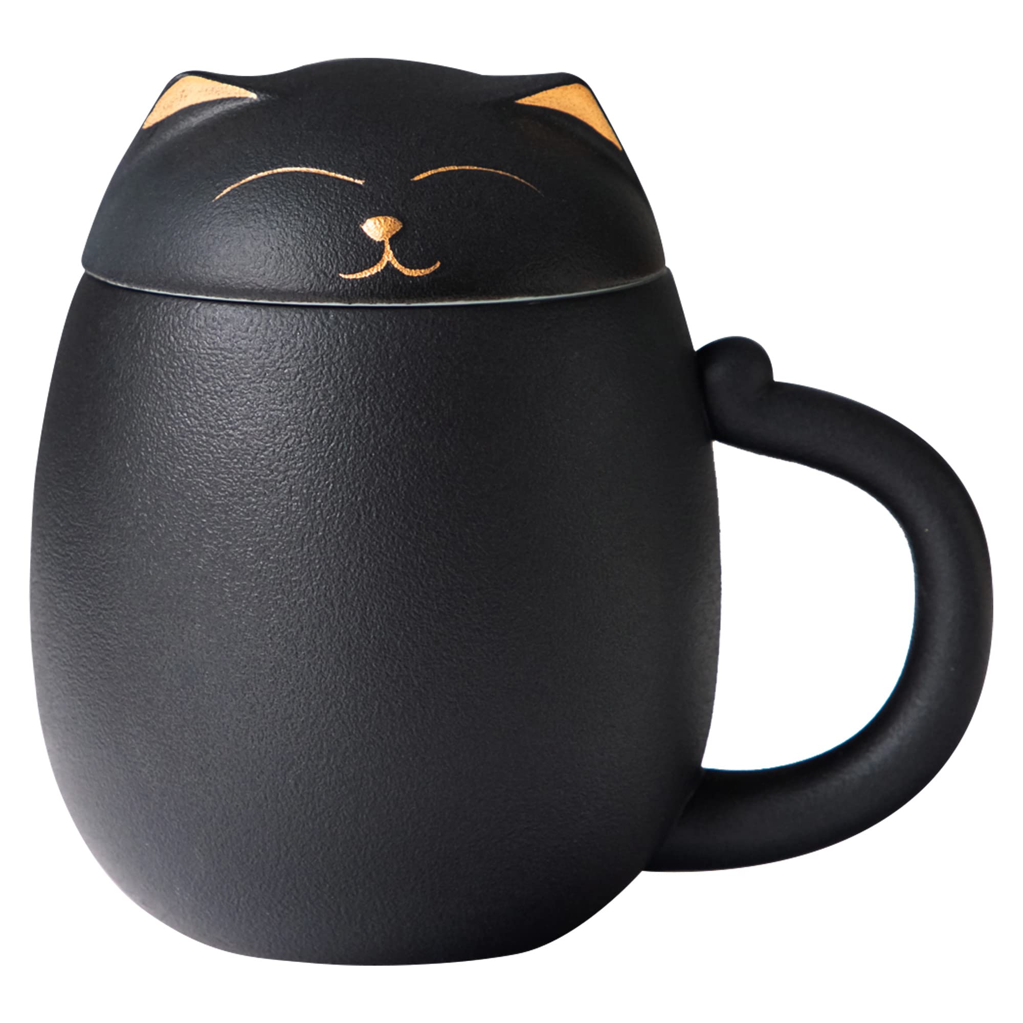 HEER visage chat sur tasse, rend l'heure du thé ludique et esthétique