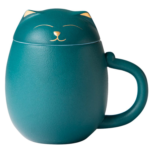 HEER tasse chat face avant montrant le sourire et design joyeux