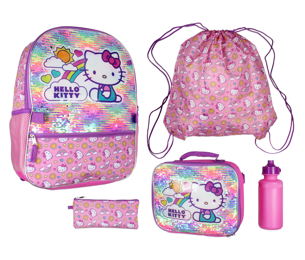 Accessory Innovations sac à dos Hello Kitty vue avant et rangement pratique