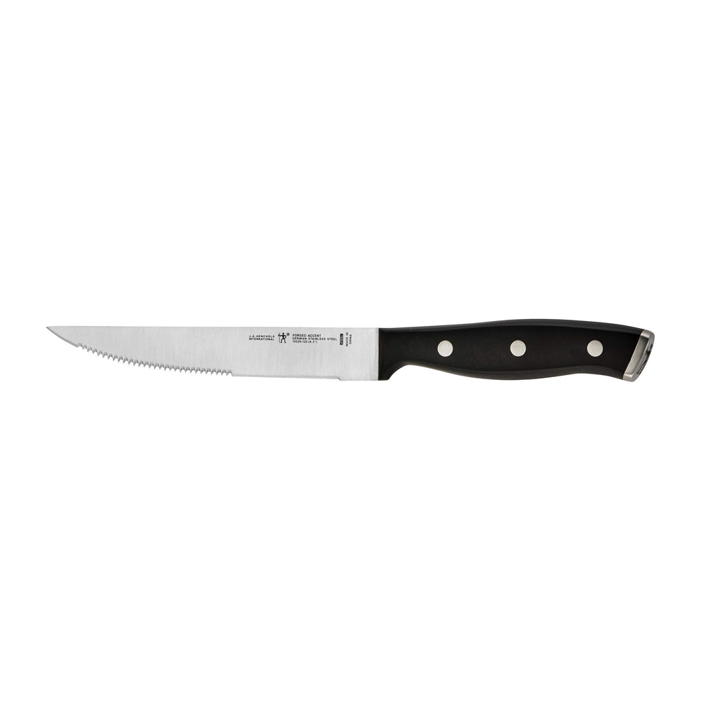 HENCKELS bloc bois noir installé en cuisine pour rangement esthétique