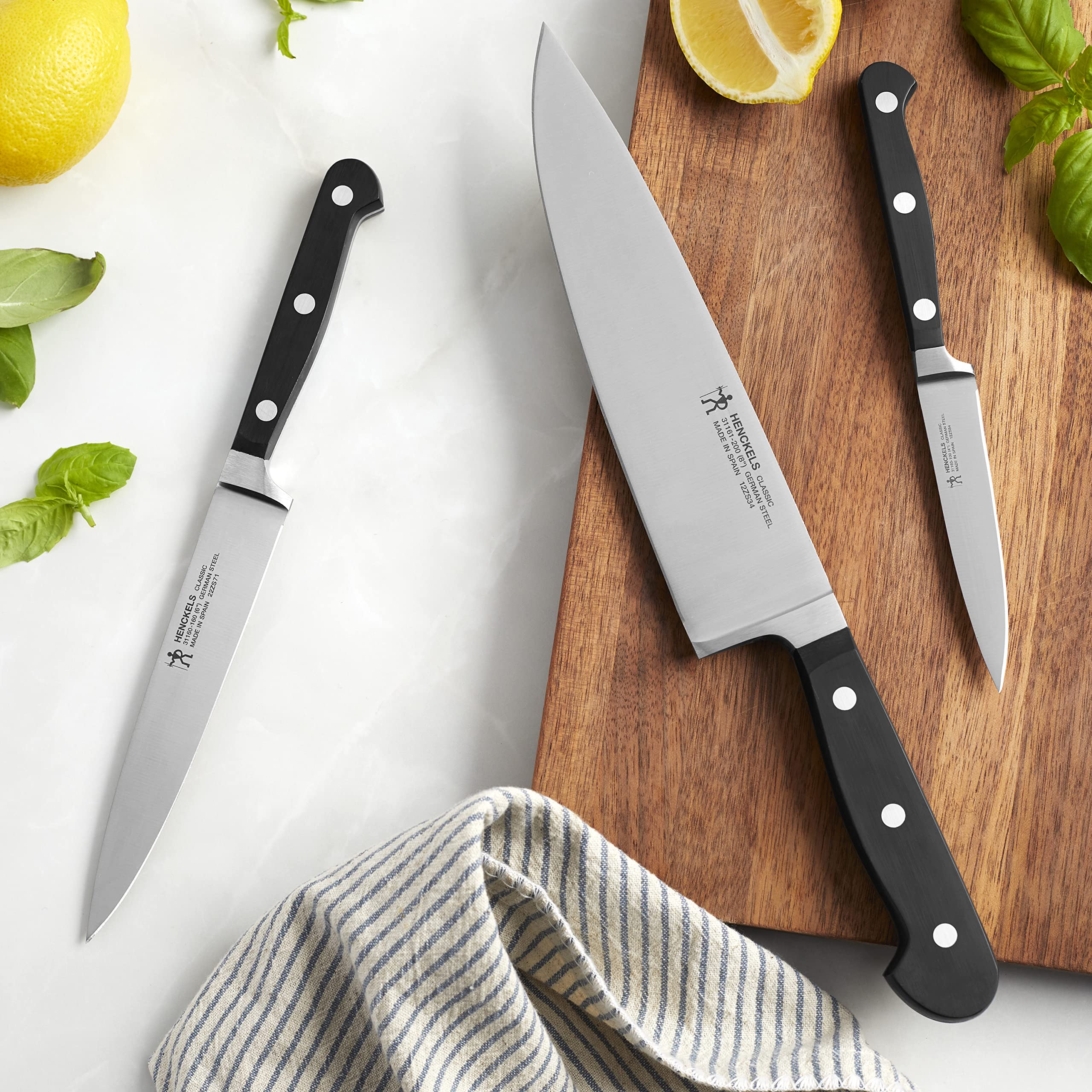 HENCKELS emballage et certificat présentation soignée et information produit