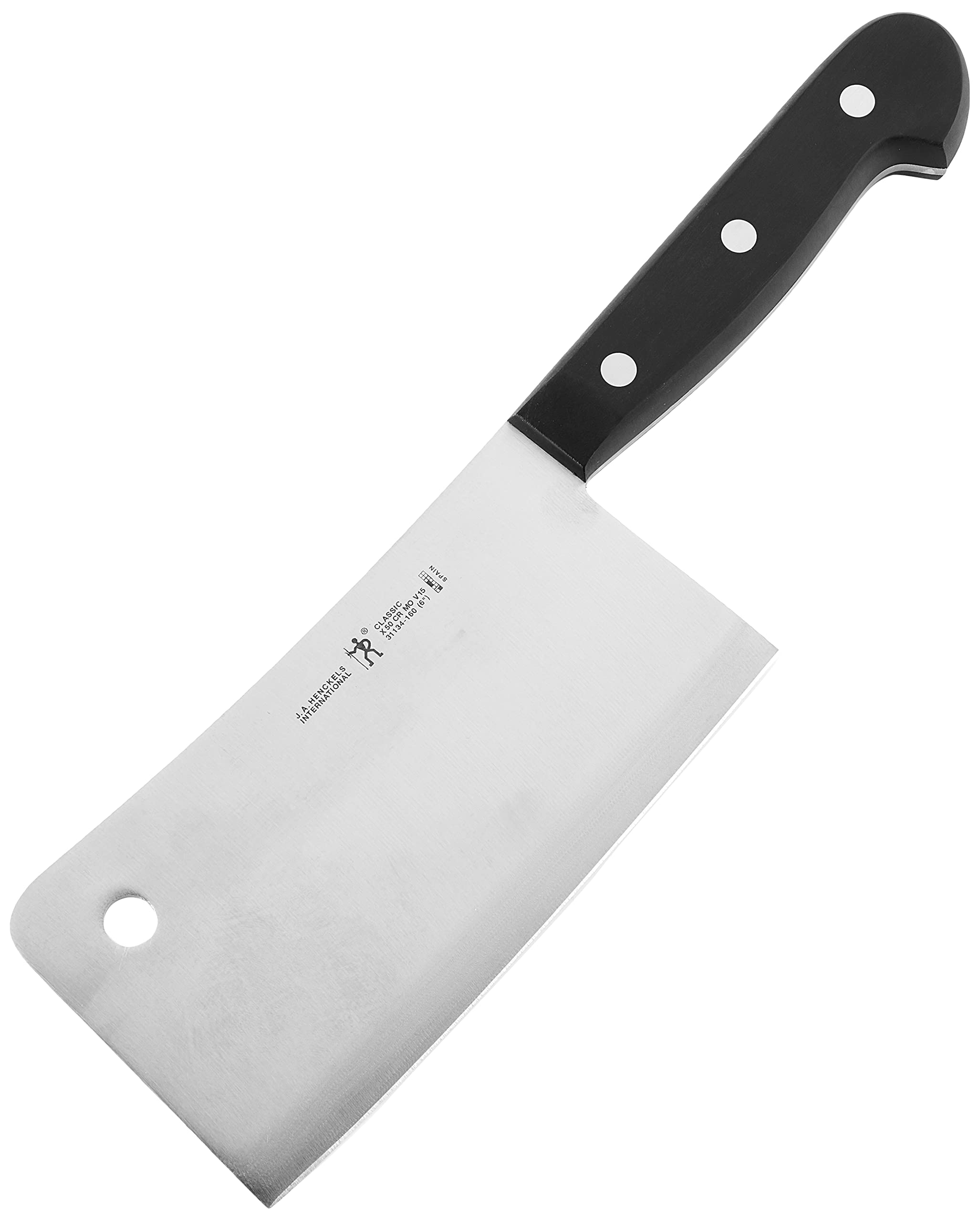 HENCKELS cleaver suspendu à un crochet pour un rangement hygiénique et gain d’espace