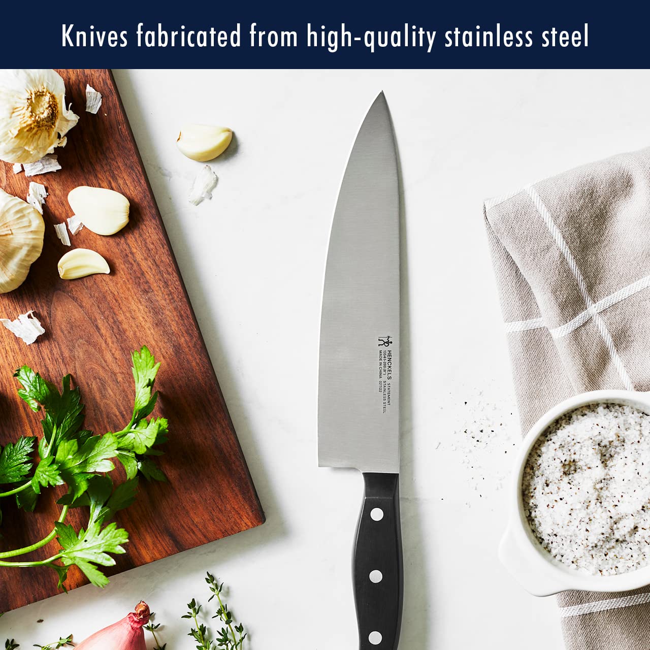 HENCKELS couteau de chef profil pour coupes précises et maniabilité