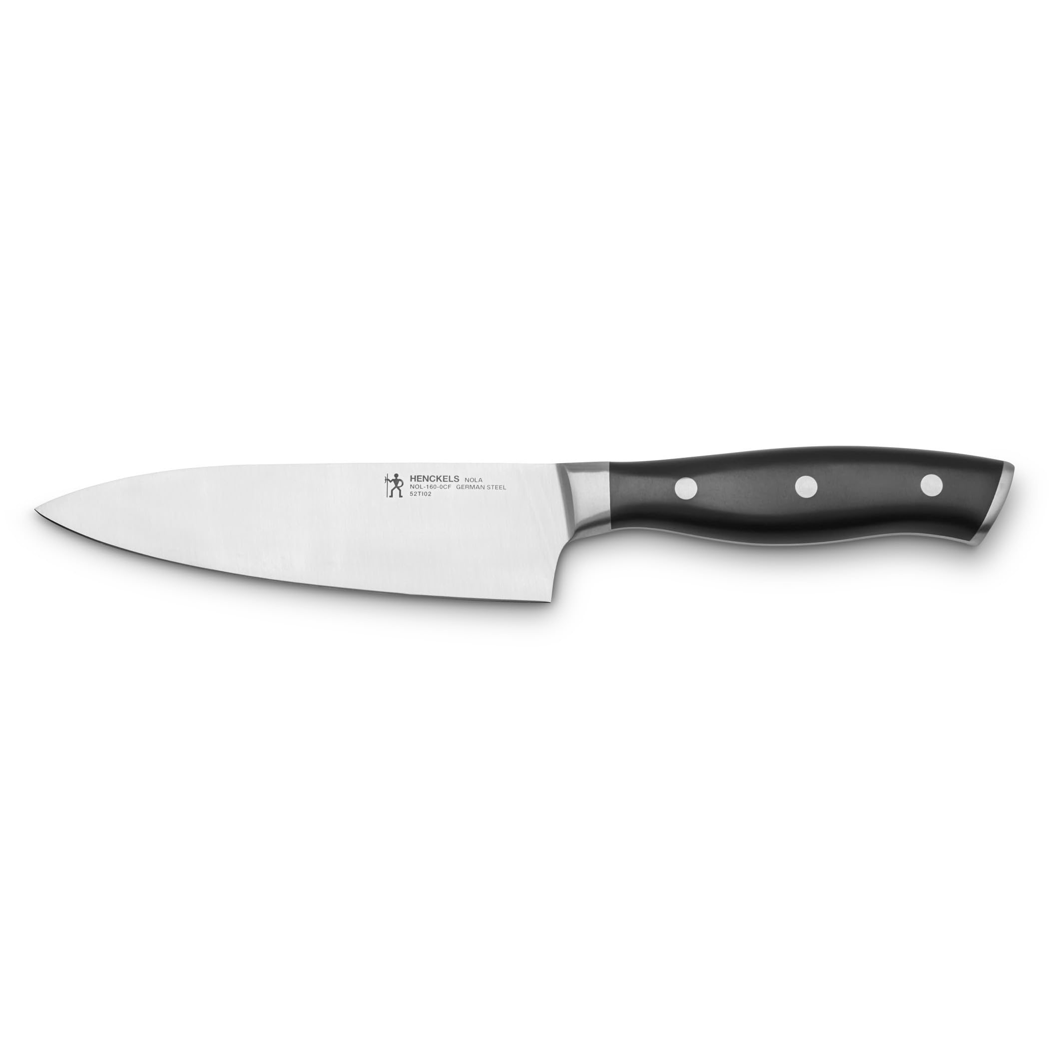 HENCKELS couteau Nola de face montrant lame nette pour coupes précises