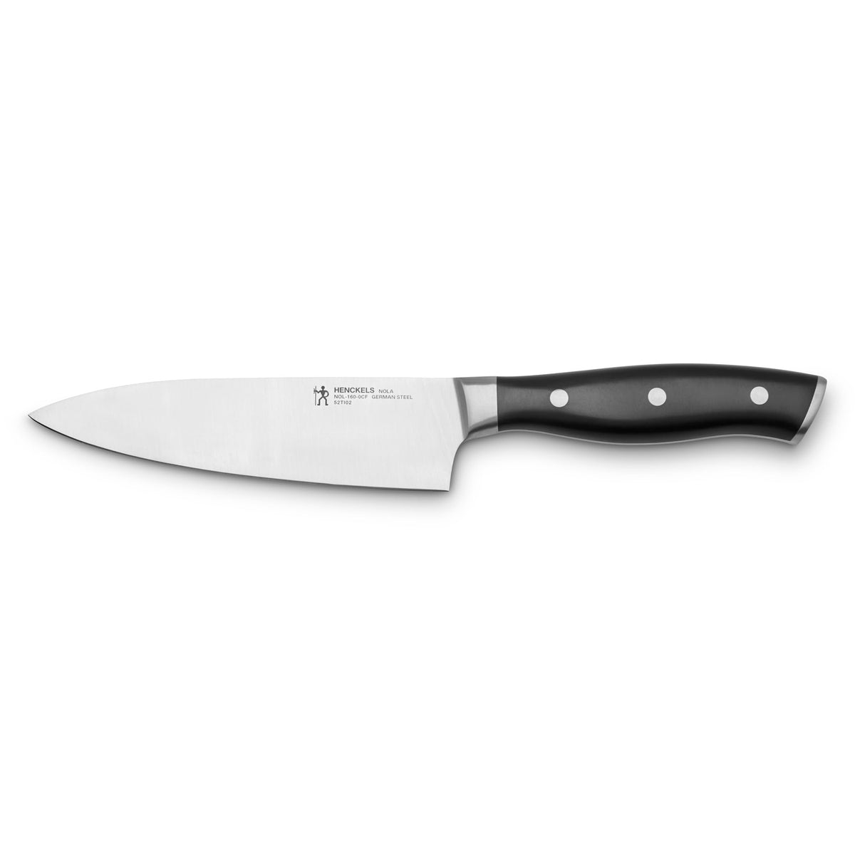 HENCKELS couteau Nola de face montrant lame nette pour coupes précises