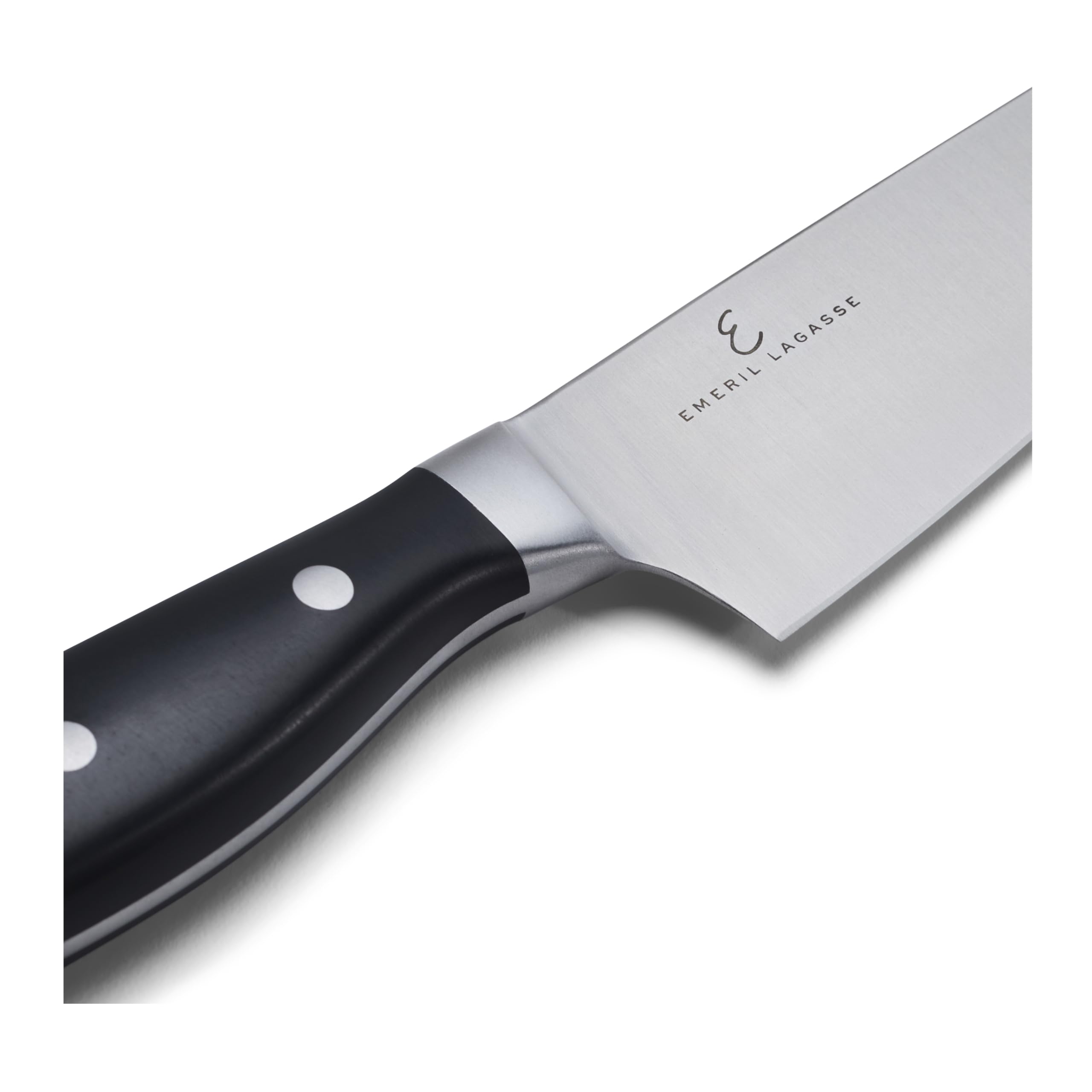 HENCKELS emballage Nola avec logo Emeril indiquant collaboration