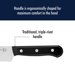 HENCKELS comparaison de taille pour visualiser l'échelle et l'ergonomie pratique
