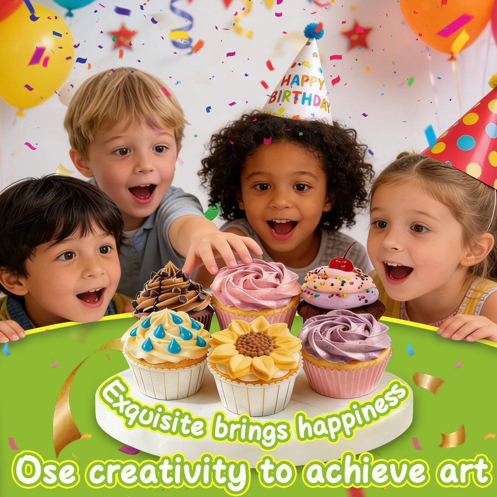 Hendiy caissettes silicone colorées réutilisables pour cupcakes pratiques