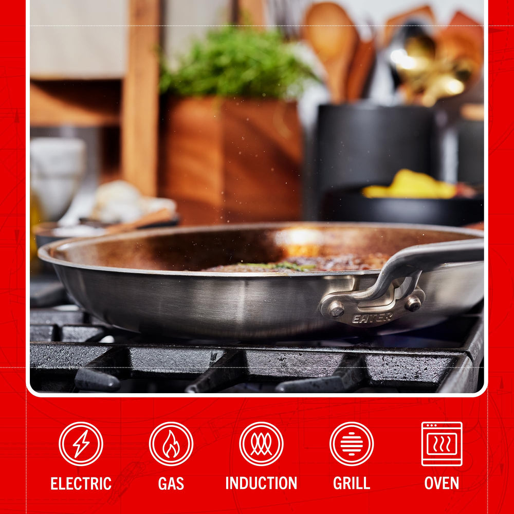 Heritage Steel versement de sauce sans goutte facilitant service propre