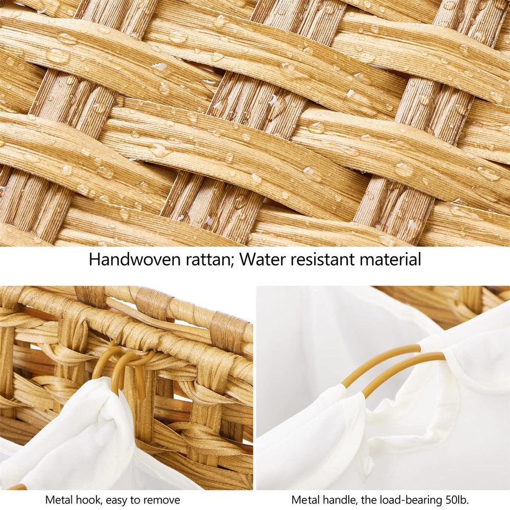 Hermina panier placé en buanderie, intégration décorative pratique