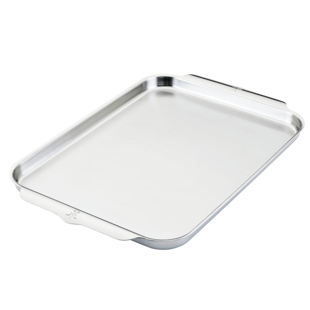 Hestan vue de face de la plaque demi-feuille montrant la surface de cuisson uniforme