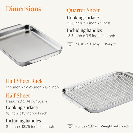Hestan OvenBond surface intérieure brossée montrant conductivité uniforme