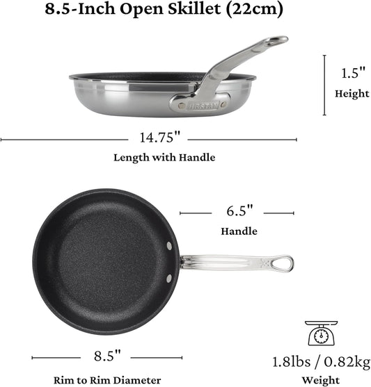 Hestan ProBond gros plan du revêtement TITUM renforcé au diamant pour durabilité