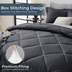 HEVUMYI drap‑housse élastique 360° montrant maintien du matelas