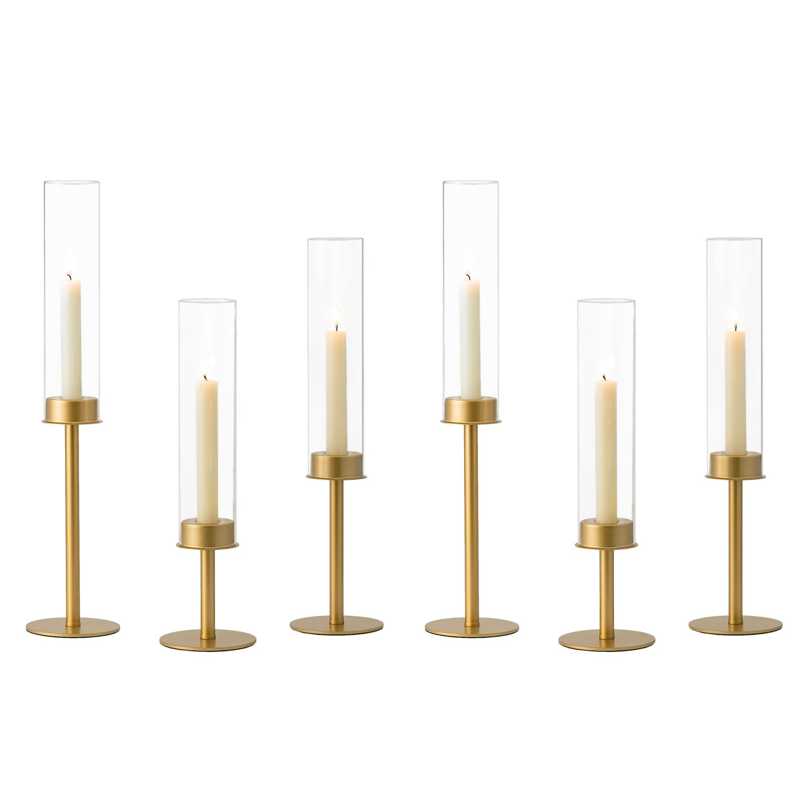 Hewory chandeliers ensemble face montrant design doré et élégance