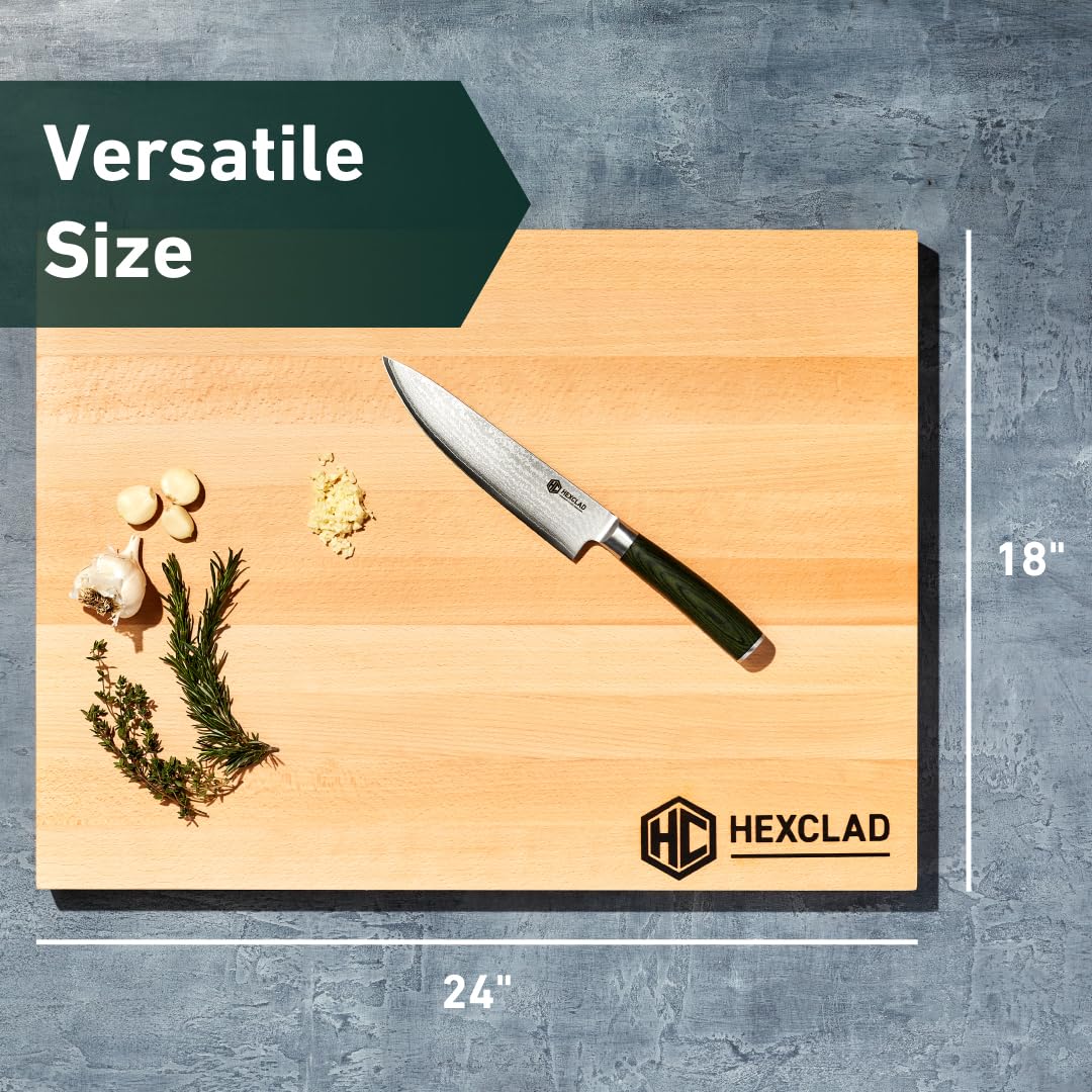 HexClad planche gros plan sur l’épaisseur montrant robustesse et stabilité
