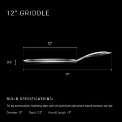 HexClad poêle-gril en usage sur cuisinière pour saisir efficacement