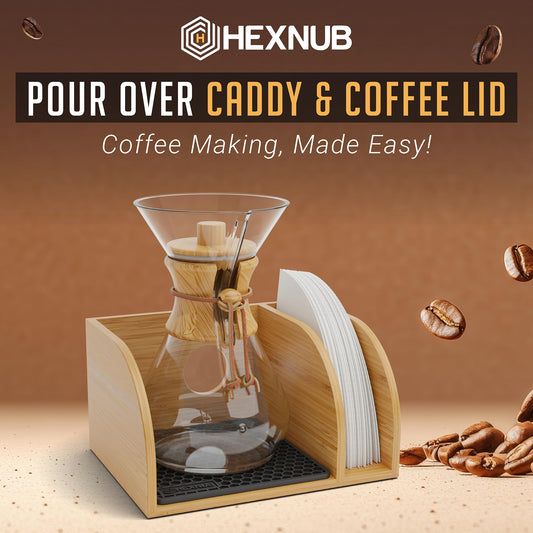 HEXNUB gros plan sur grain de bambou montrant finition lisse et durable