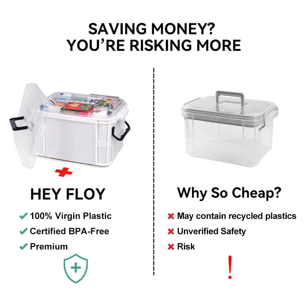 HEY FOLY boîte en usage à la maison pour accès rapide aux fournitures