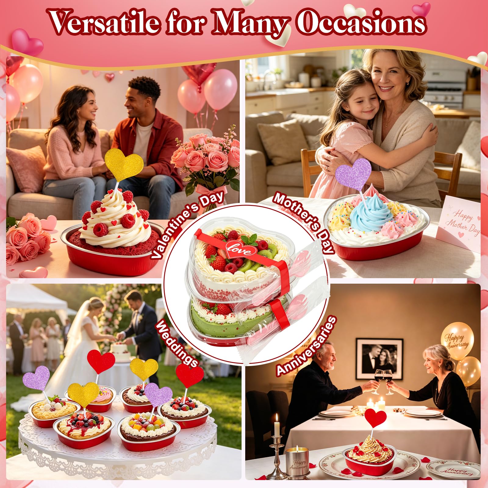 HEYYUMI assortiment sur table de fête mettant en valeur présentation romantique