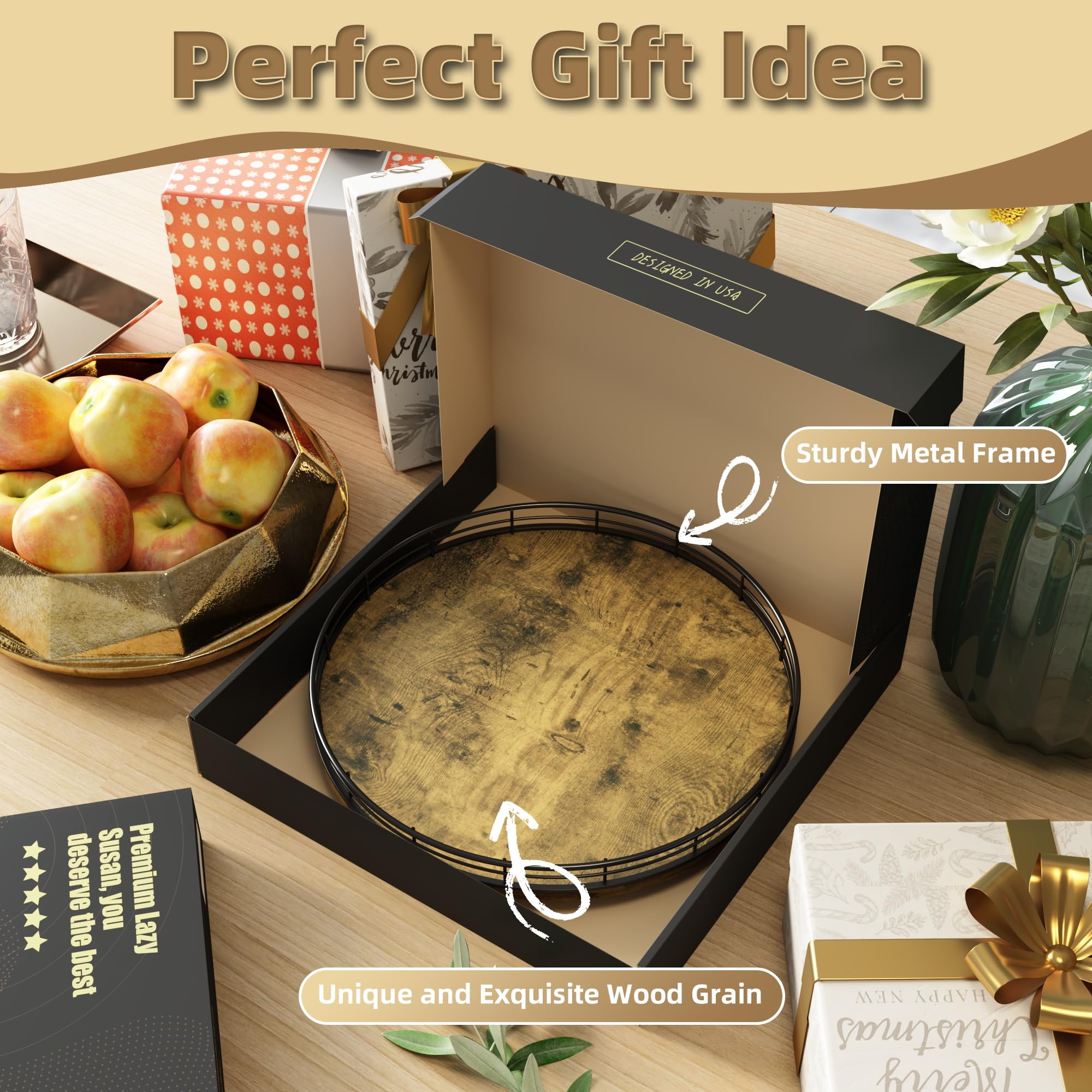 HGF boîte cadeau du plateau prête à offrir pour mariages et housewarmings